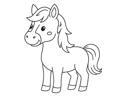 desenhos de cavalos para colorir e imprimir para imprimir e colorir - imagem 3